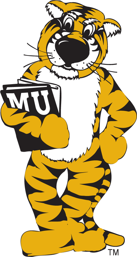 Missouri Tigers 1990-2012 Mascot Logo v2 diy DTF decal sticker